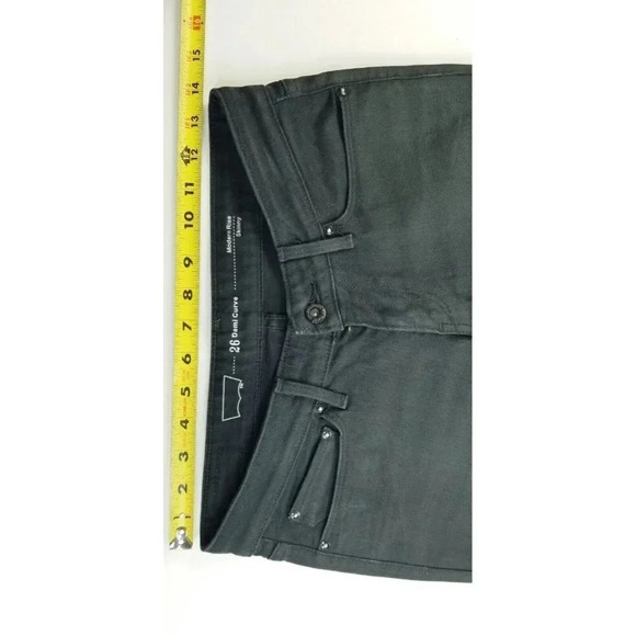 Levi's Size 26X30 Women's Demi Curve Modern Rise Skinny Black Denim Jeans - Picture 2 of 14